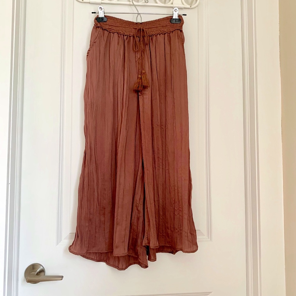 Anthropologie Saturday Sunday Flowy Culottoes